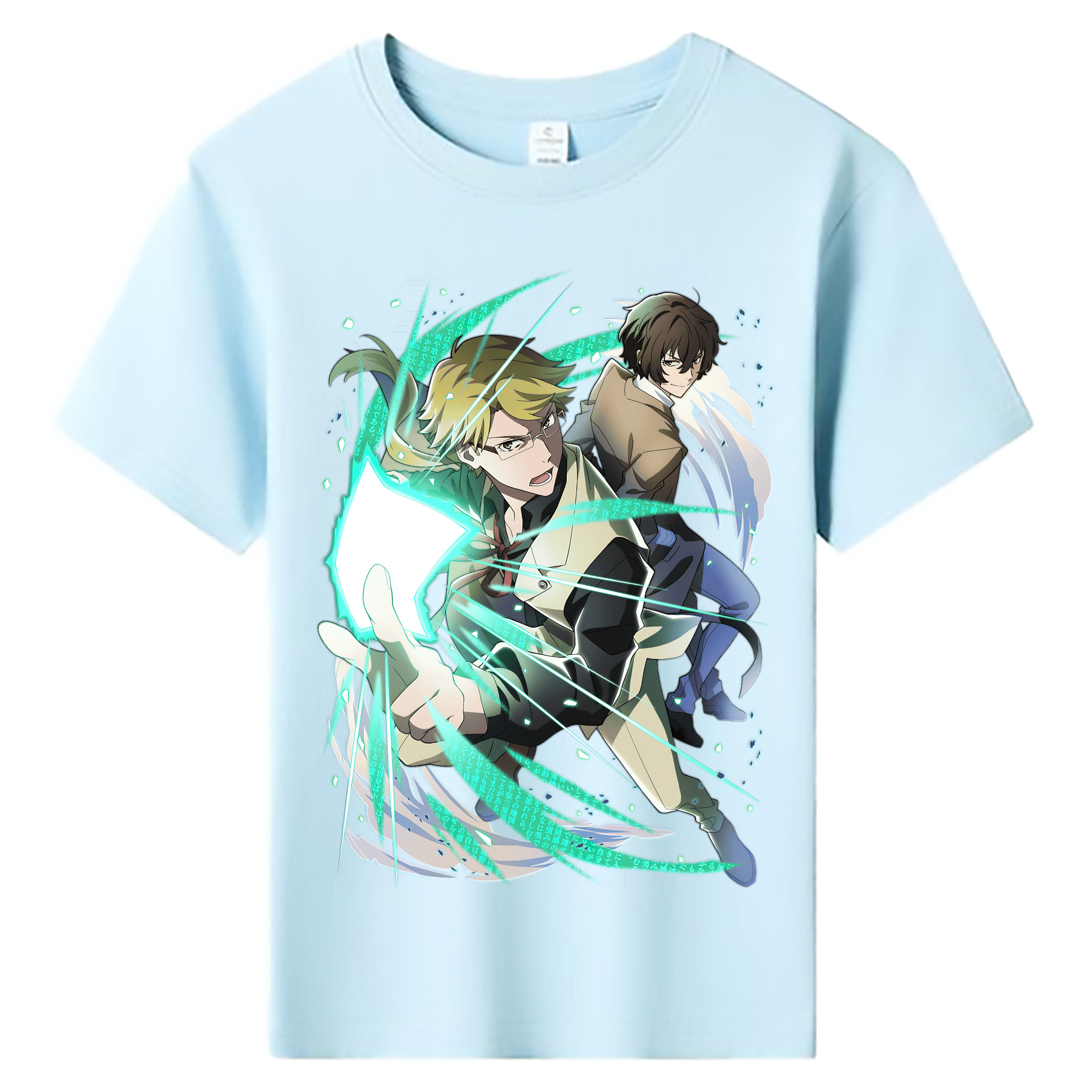 （画像用） 文豪ストレイドッグス Bungo Stray Dogs 綿100％キッズTシャツ（フロントプリント）